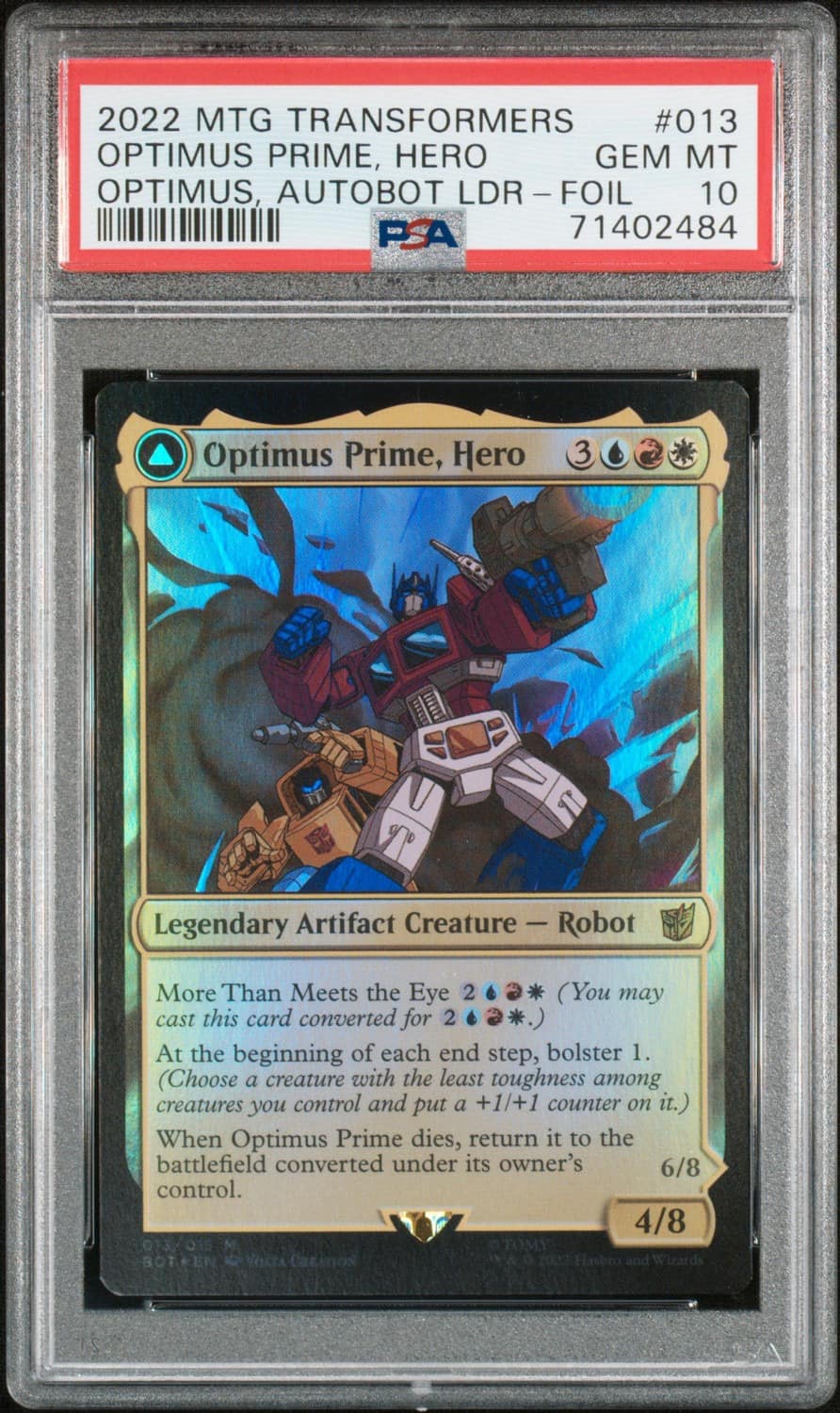 Optimus Prime, Hero