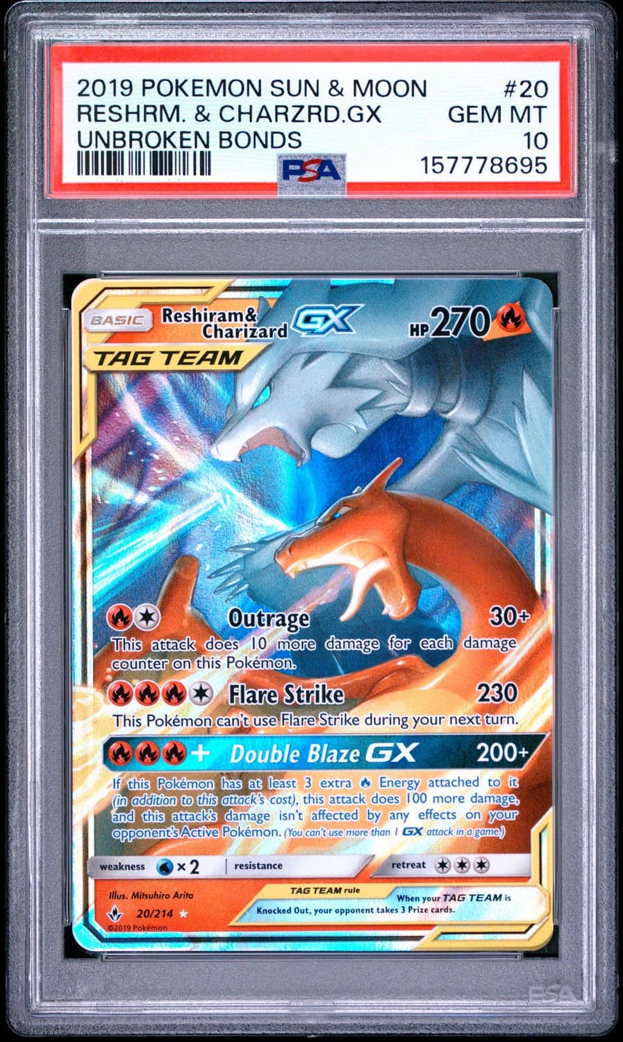 Reshiram & Charizard Gx