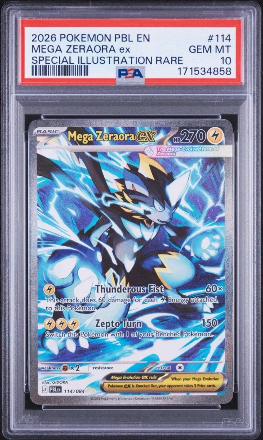 Mega Zeraora Ex
