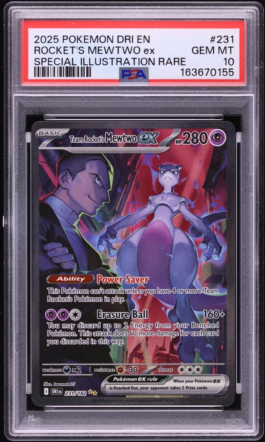 Rocket'S Mewtwo Ex