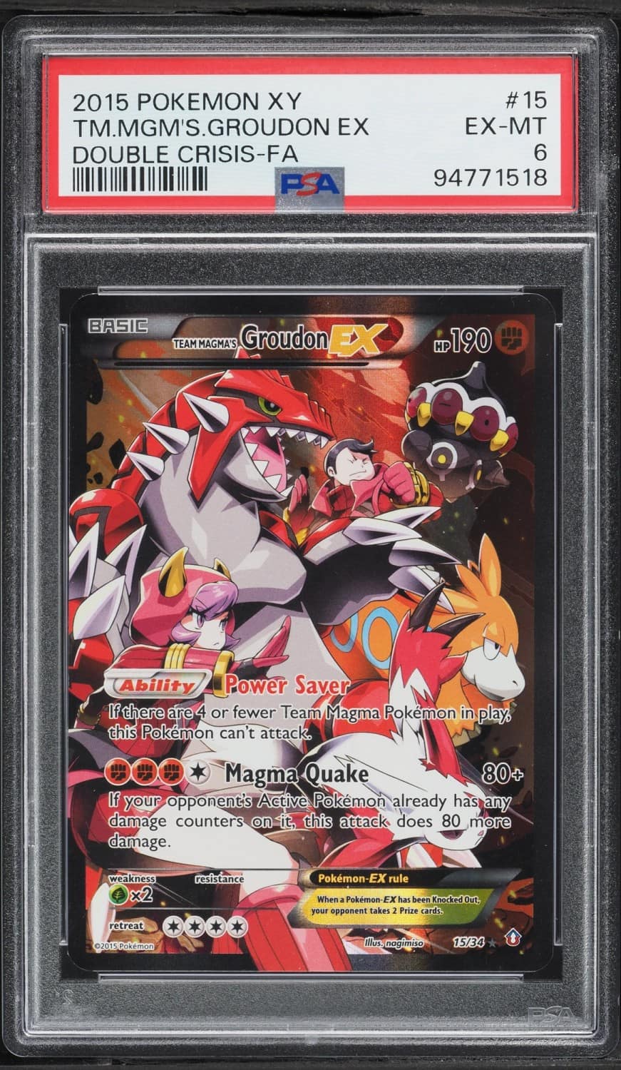 Team Magma'S Groudon Ex