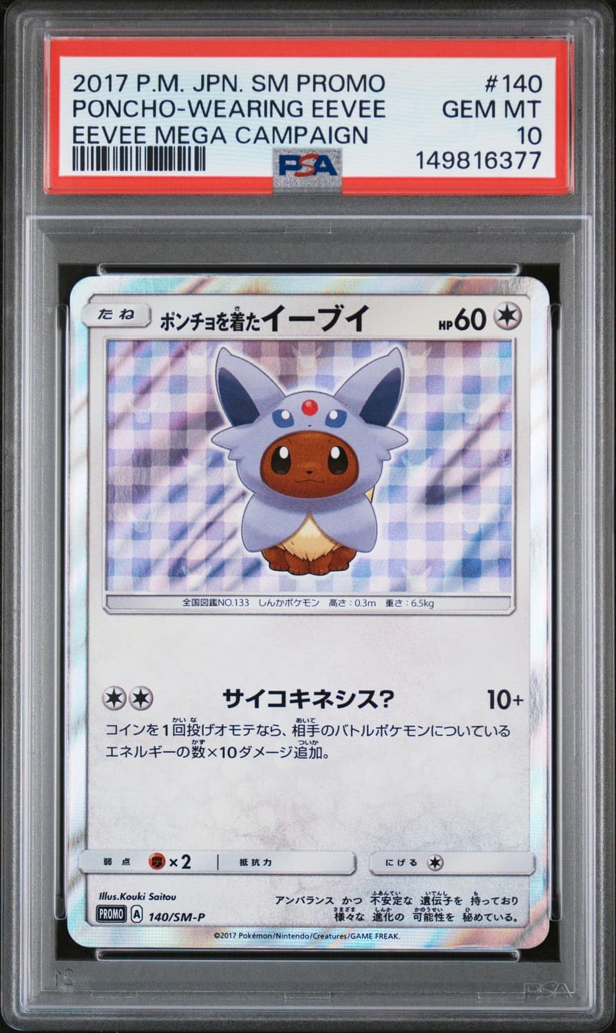 Poncho-Wearing Eevee