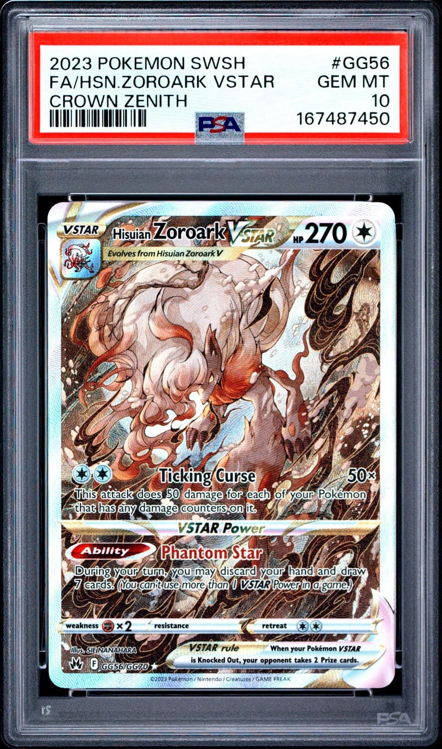 Hisuian Zoroark Vstar