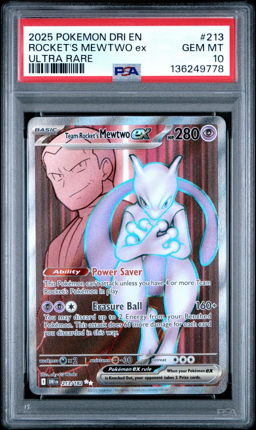 Rocket'S Mewtwo Ex