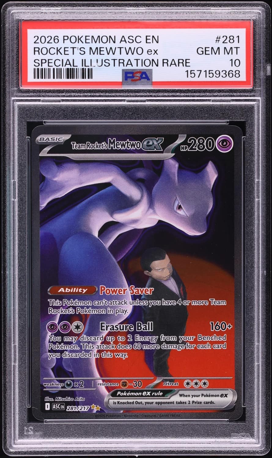Rocket'S Mewtwo Ex