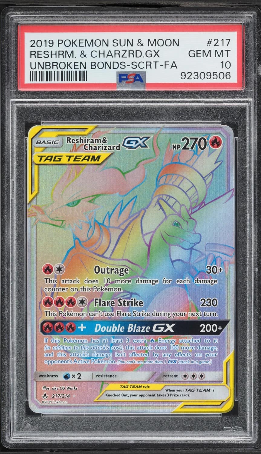 Reshiram & Charizard Gx