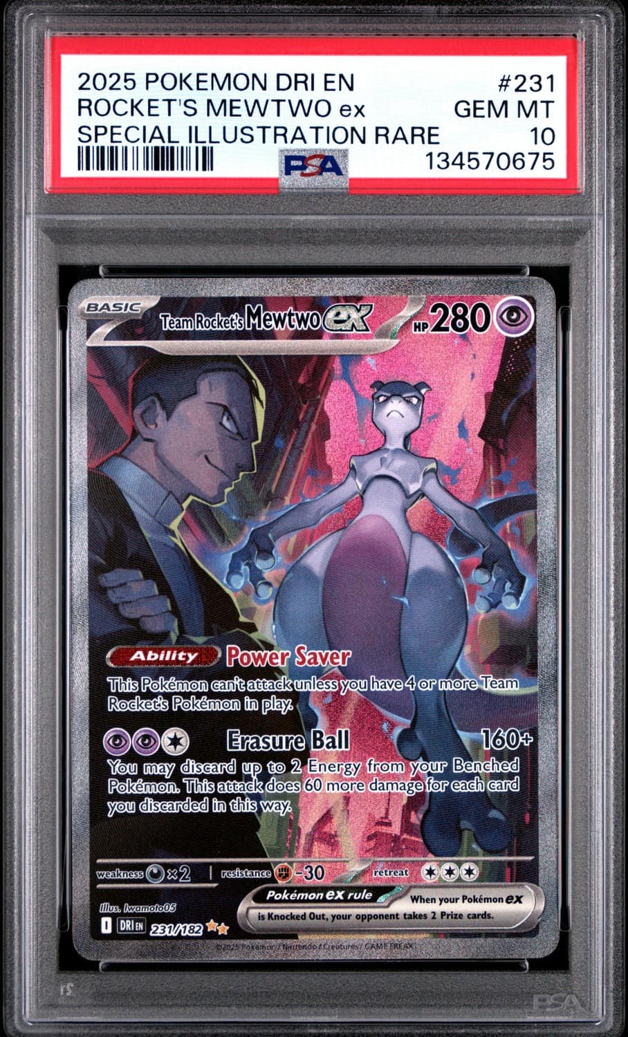 Rocket'S Mewtwo Ex