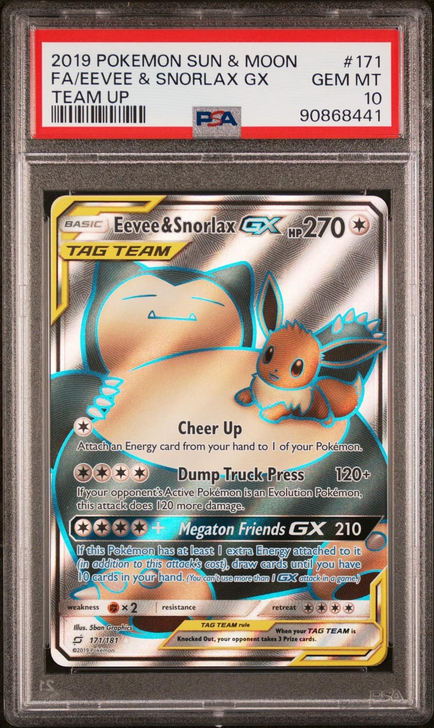 Eevee & Snorlax Gx