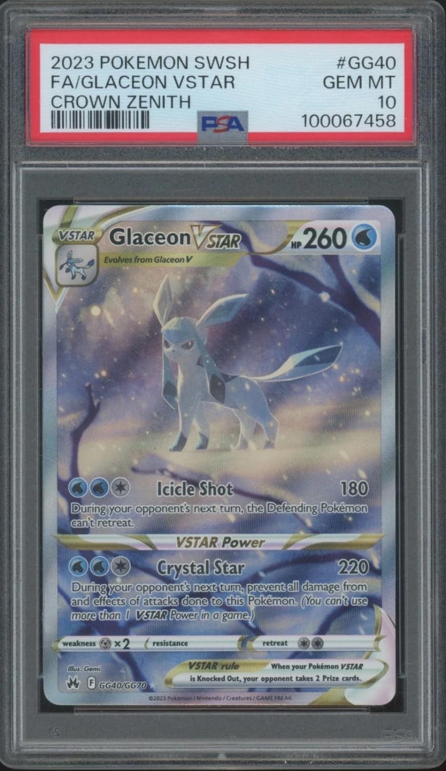Glaceon Vstar