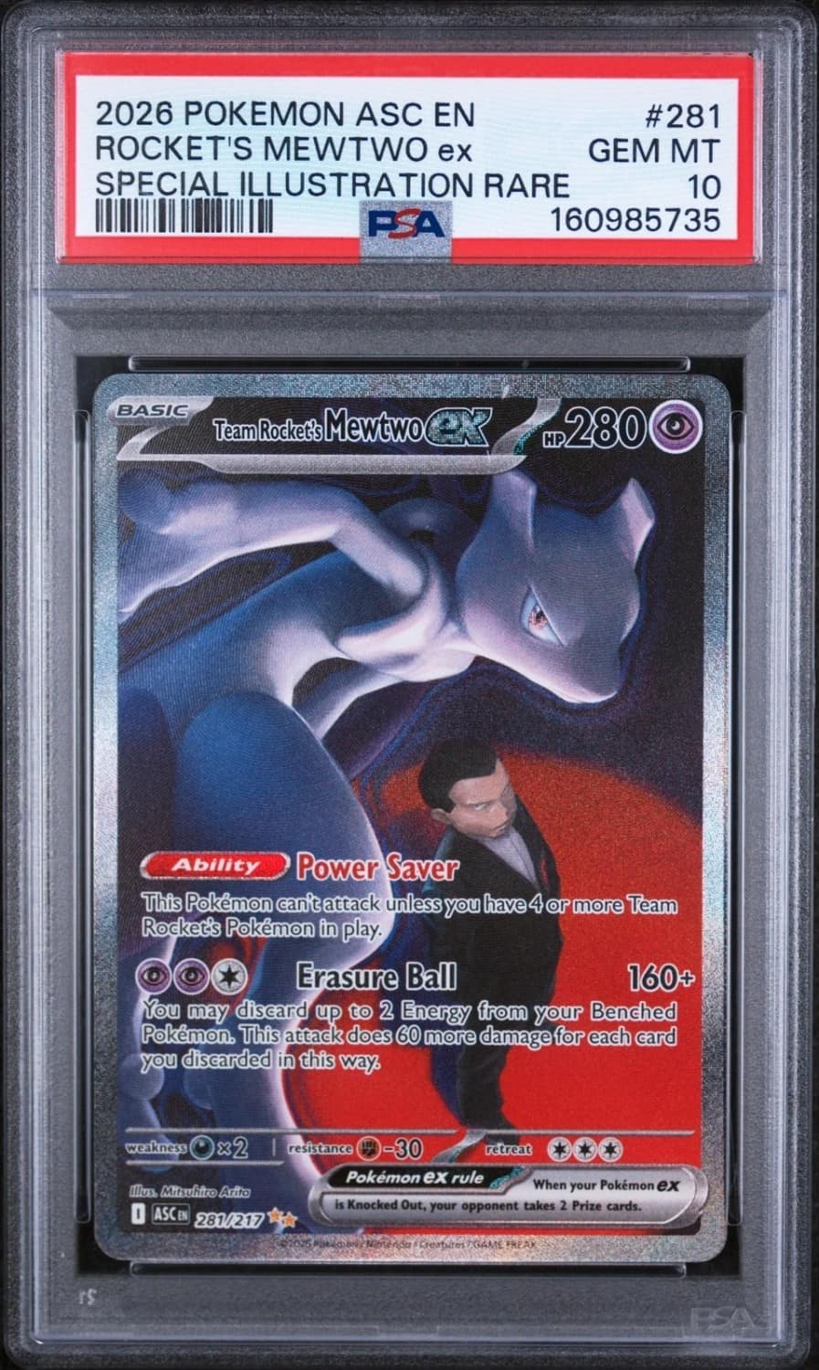 Rocket'S Mewtwo Ex
