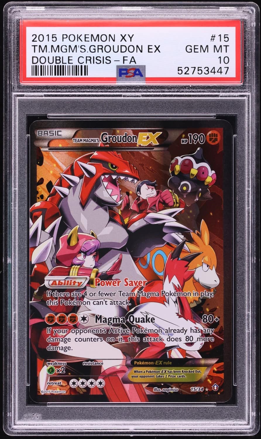 Team Magma'S Groudon Ex