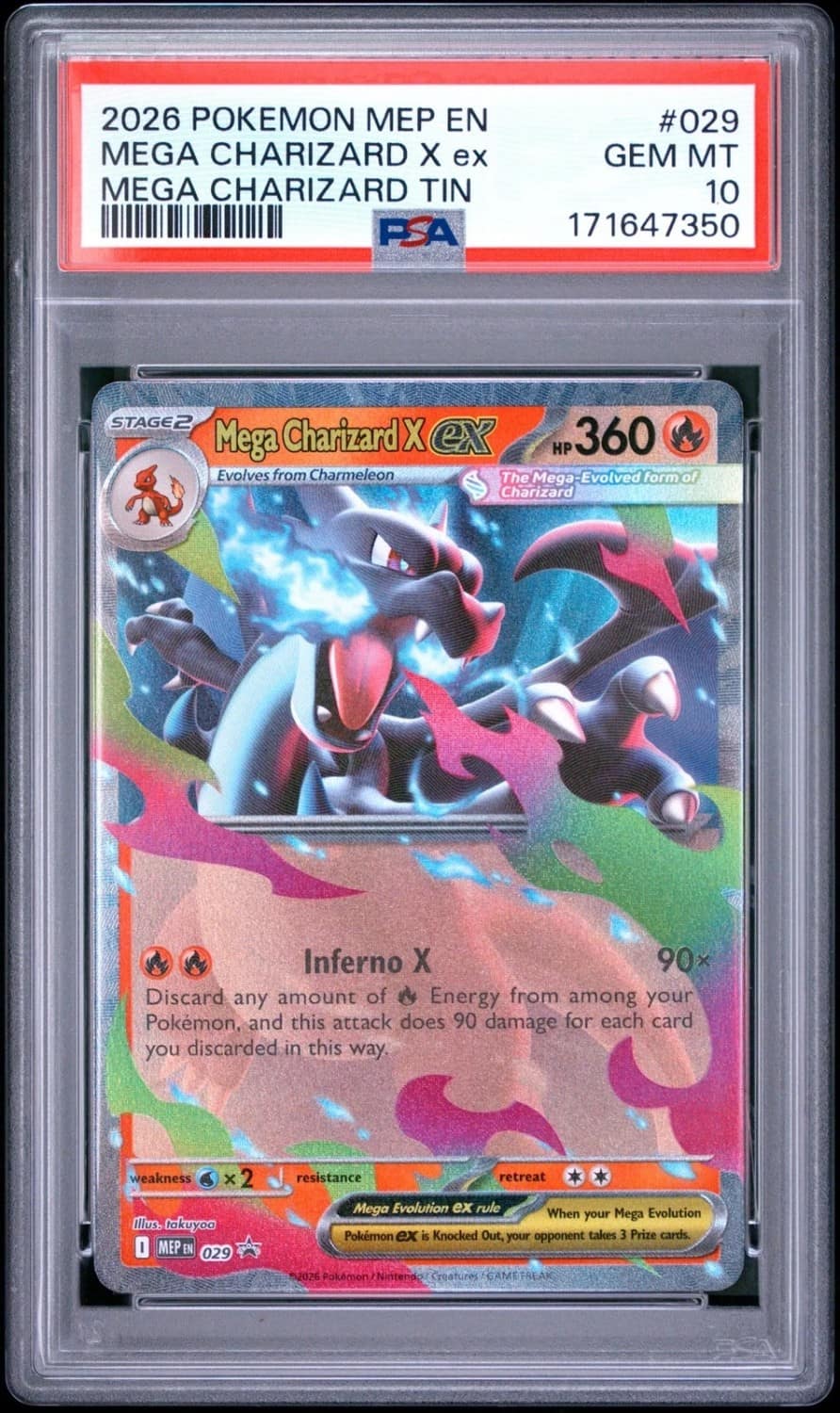 Mega Charizard X Ex