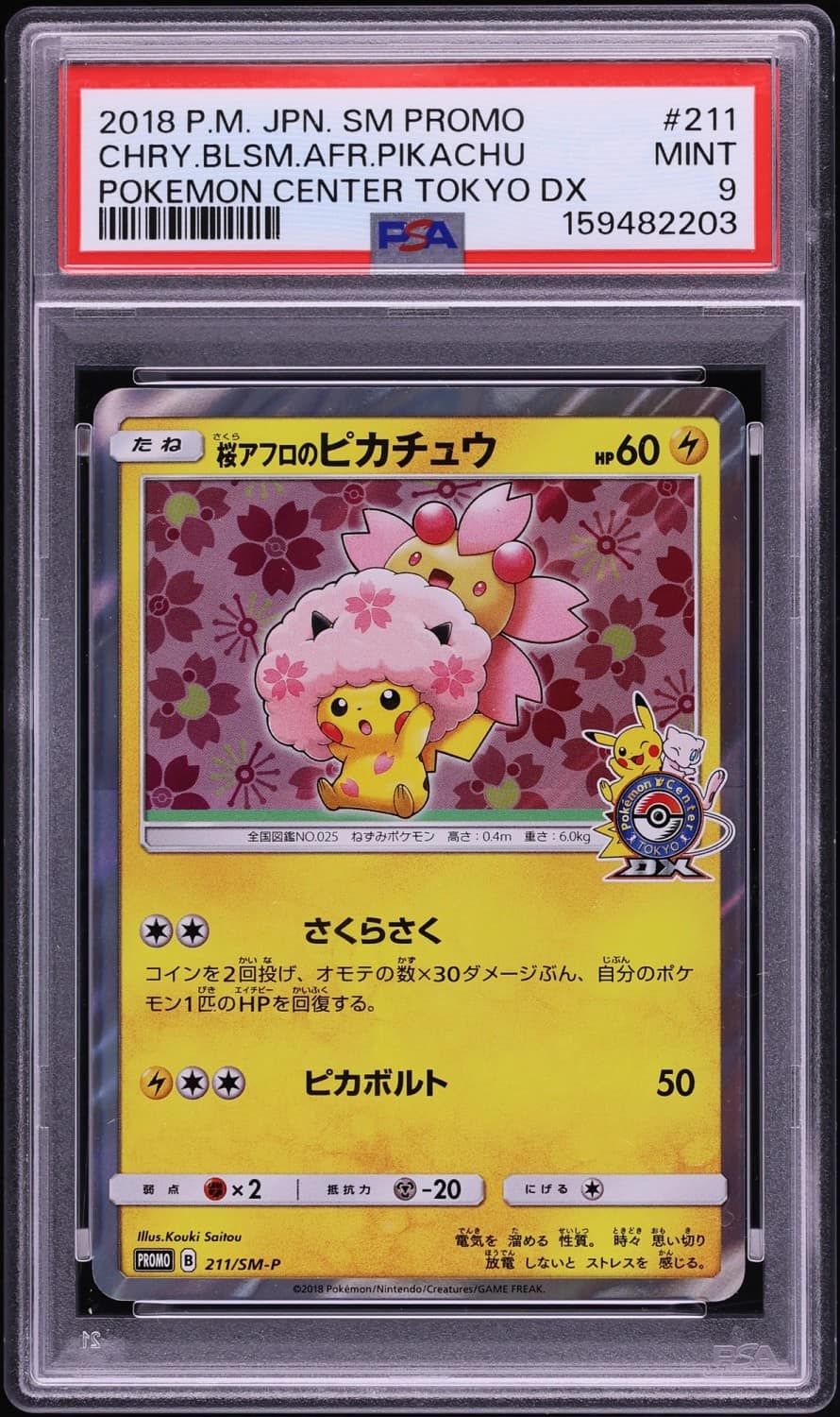 Cherry Blossom Afro Pikachu
