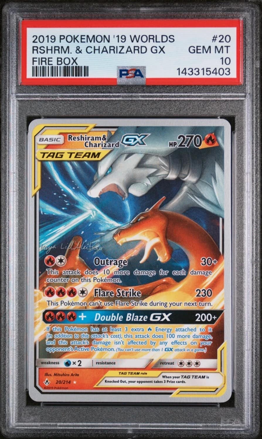 Reshiram & Charizard Gx