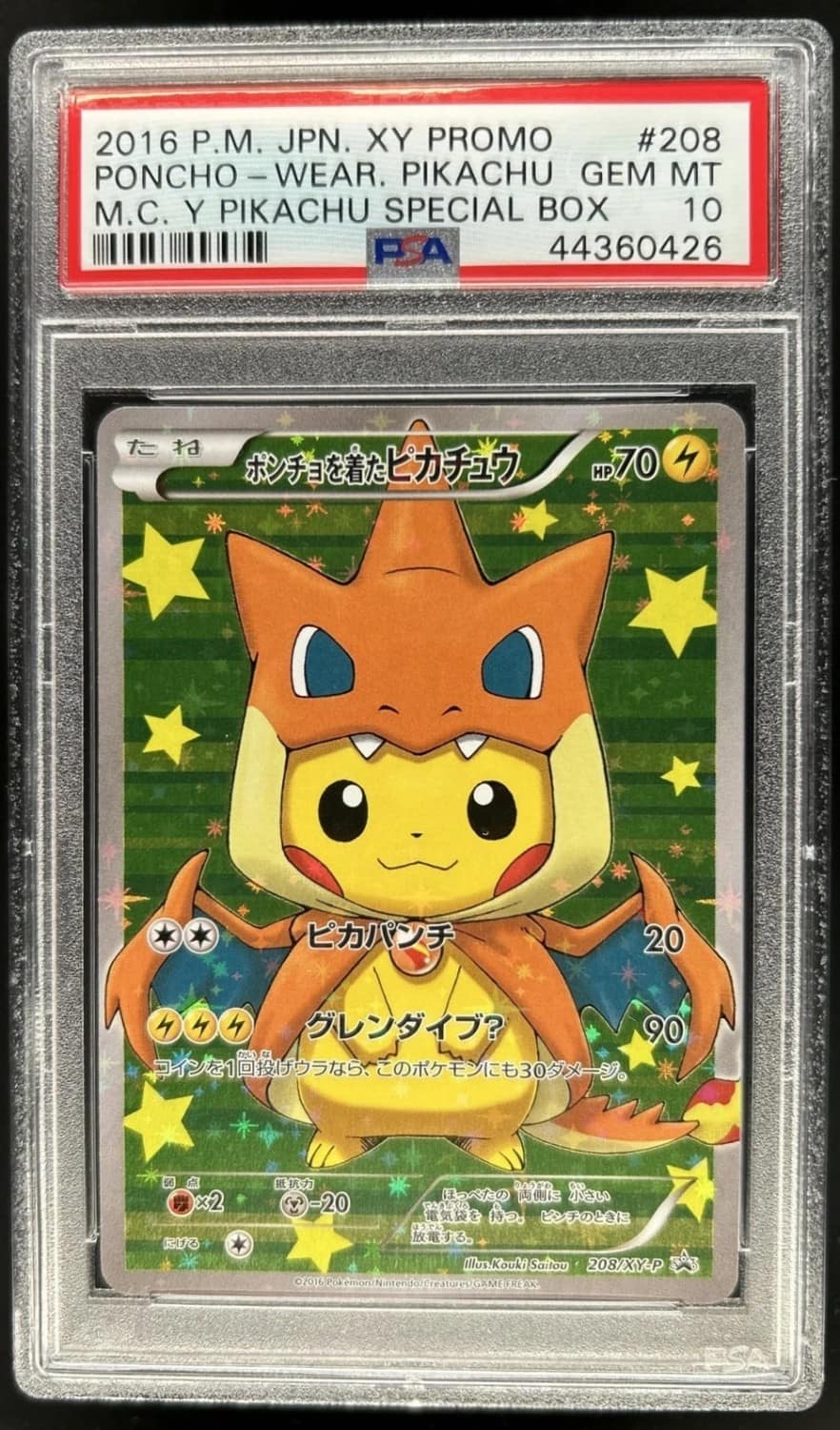 Poncho-Wearing Pikachu