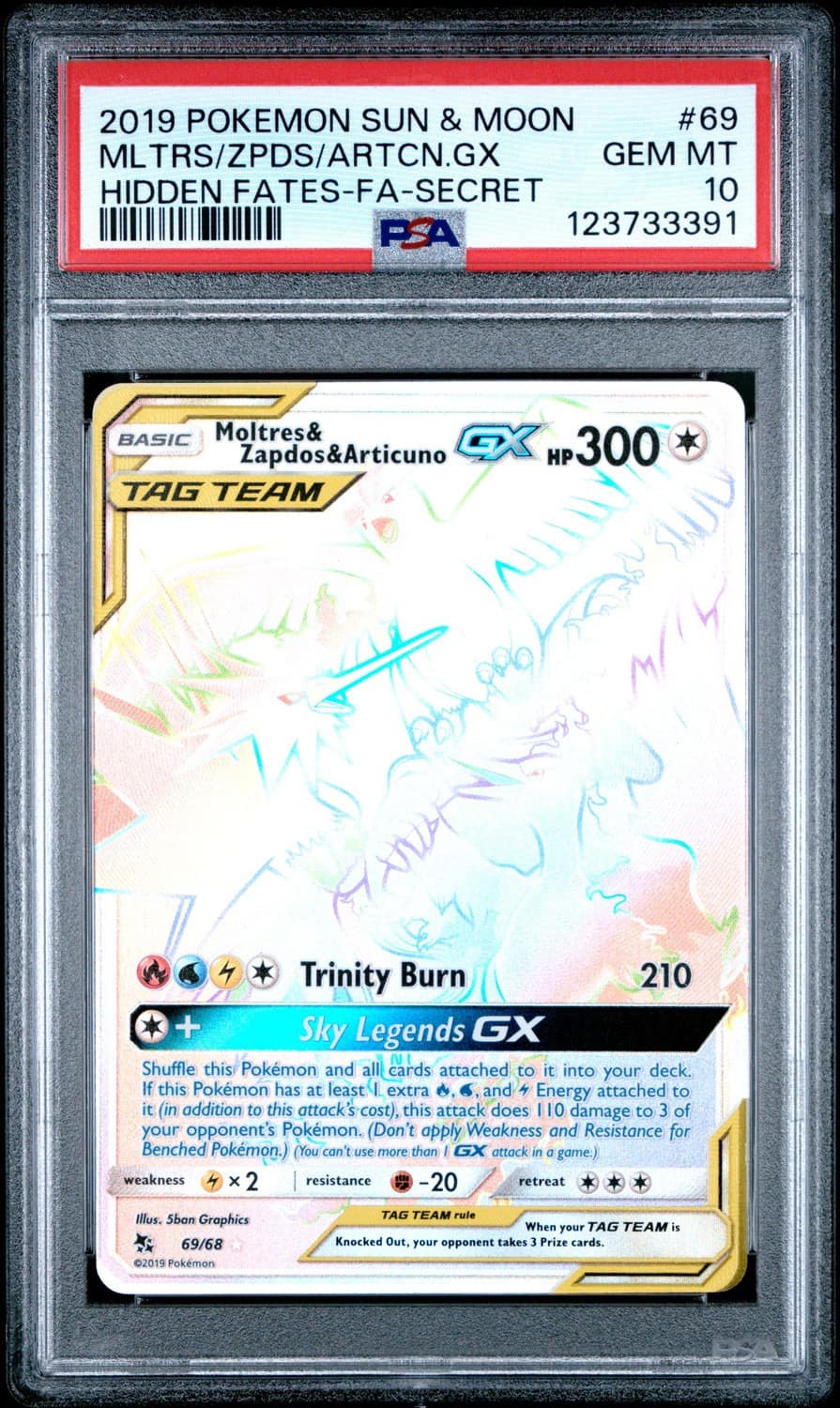 Moltres & Zapdos & Articuno Gx