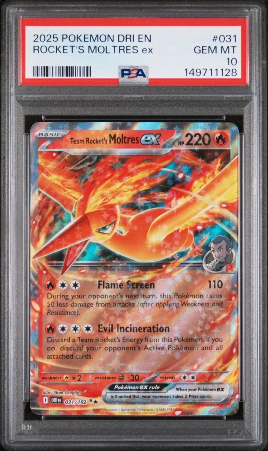 Rocket'S Moltres Ex