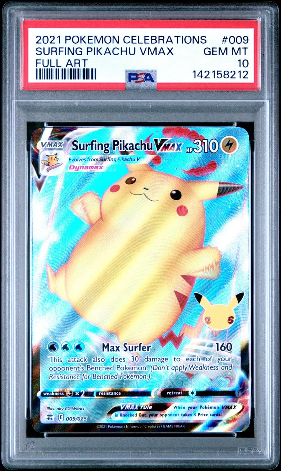 Surfing Pikachu Vmax