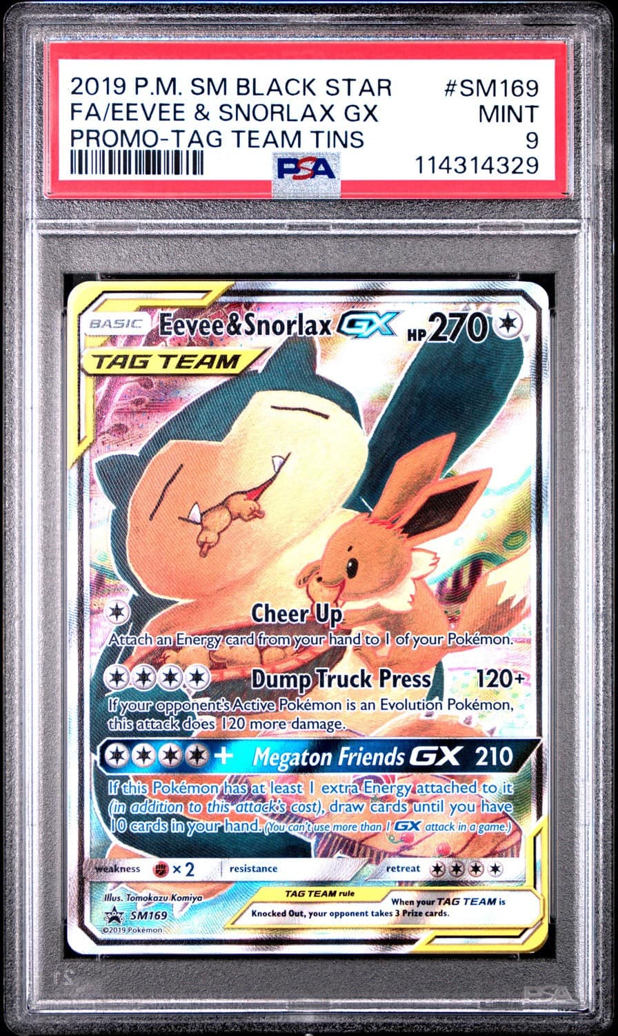 Eevee & Snorlax Gx