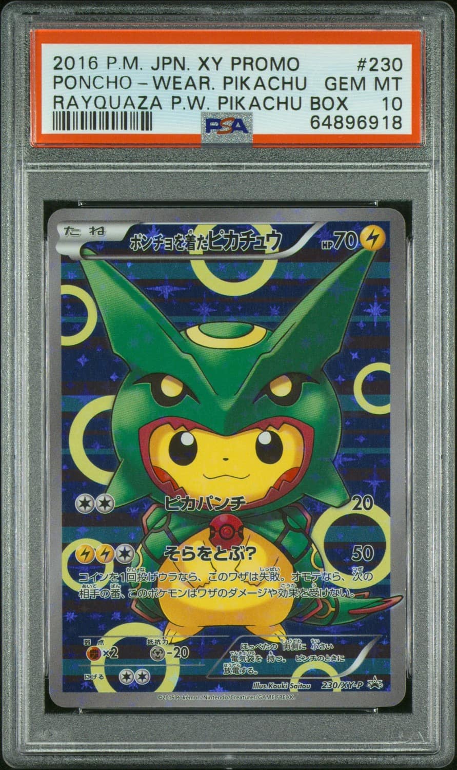 Poncho-Wearing Pikachu