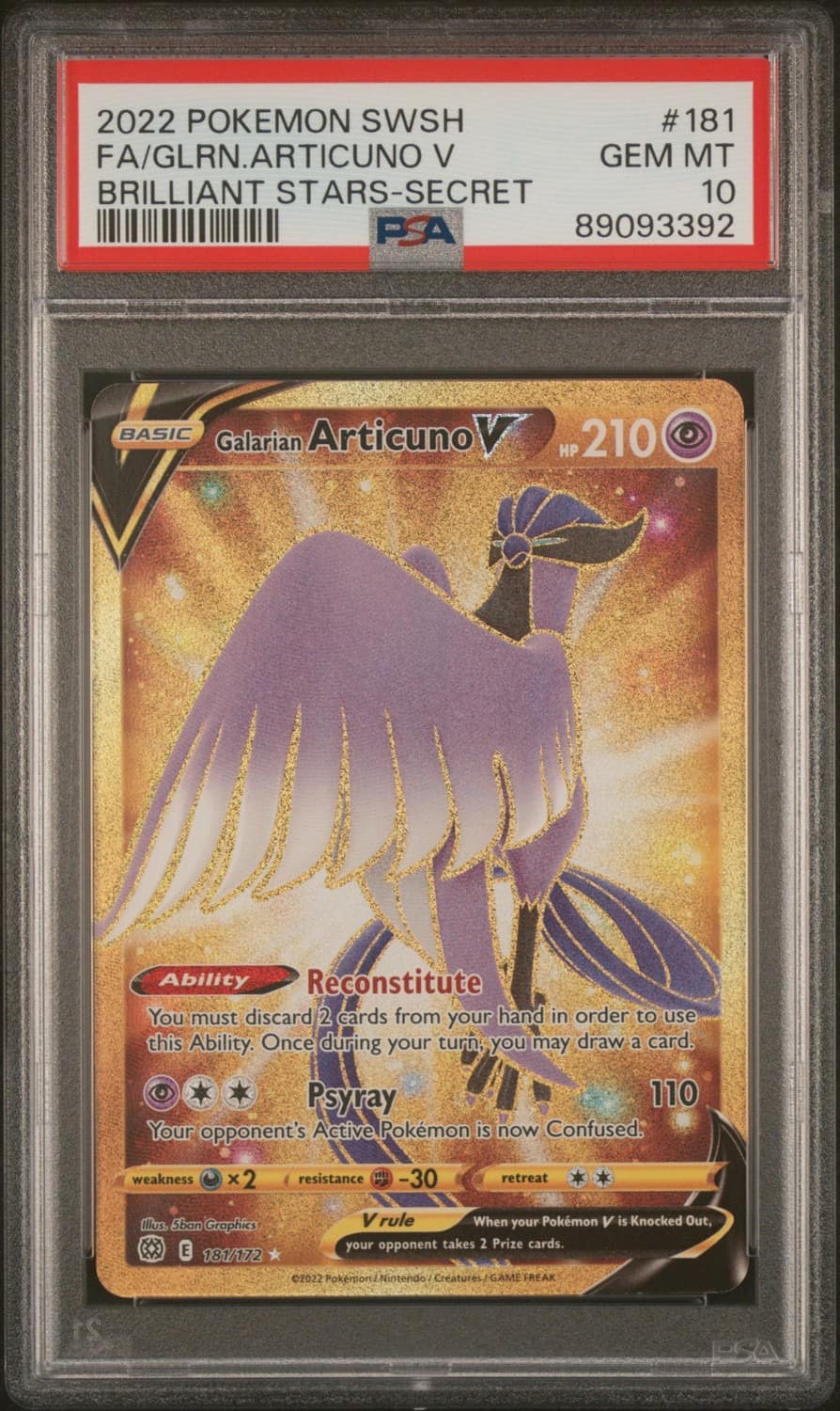 Galarian Articuno V