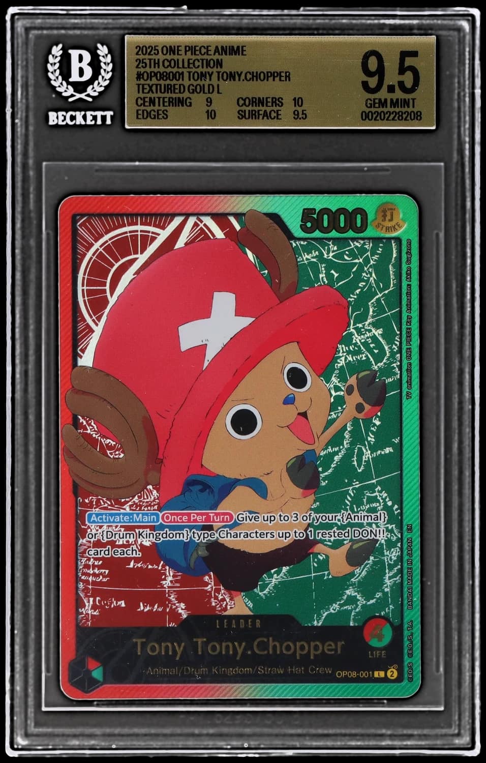 Tony Tony.chopper Textured Gold L