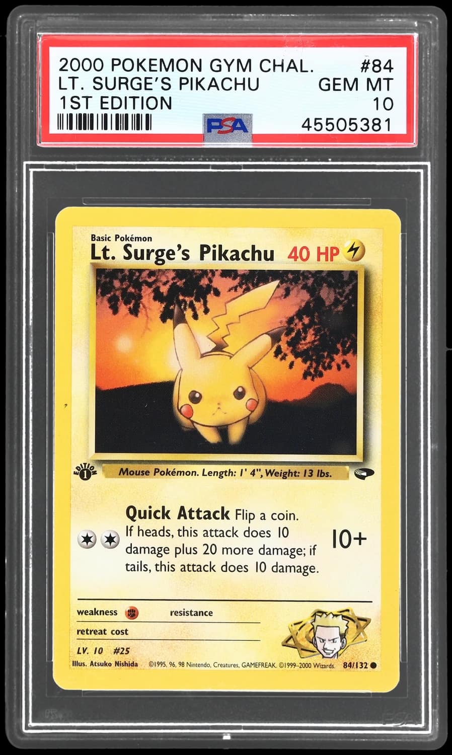 Lt. Surge'S Pikachu