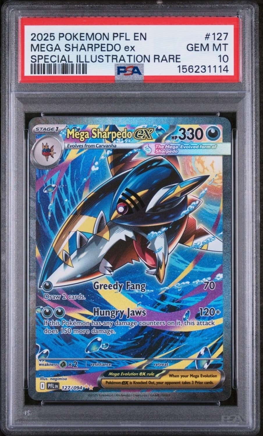 Mega Sharpedo Ex