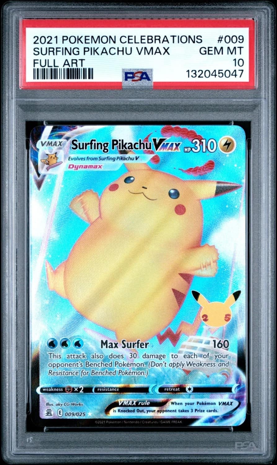 Surfing Pikachu Vmax