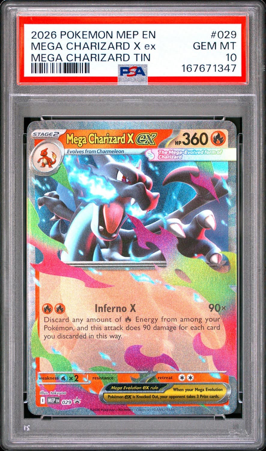 Mega Charizard X Ex