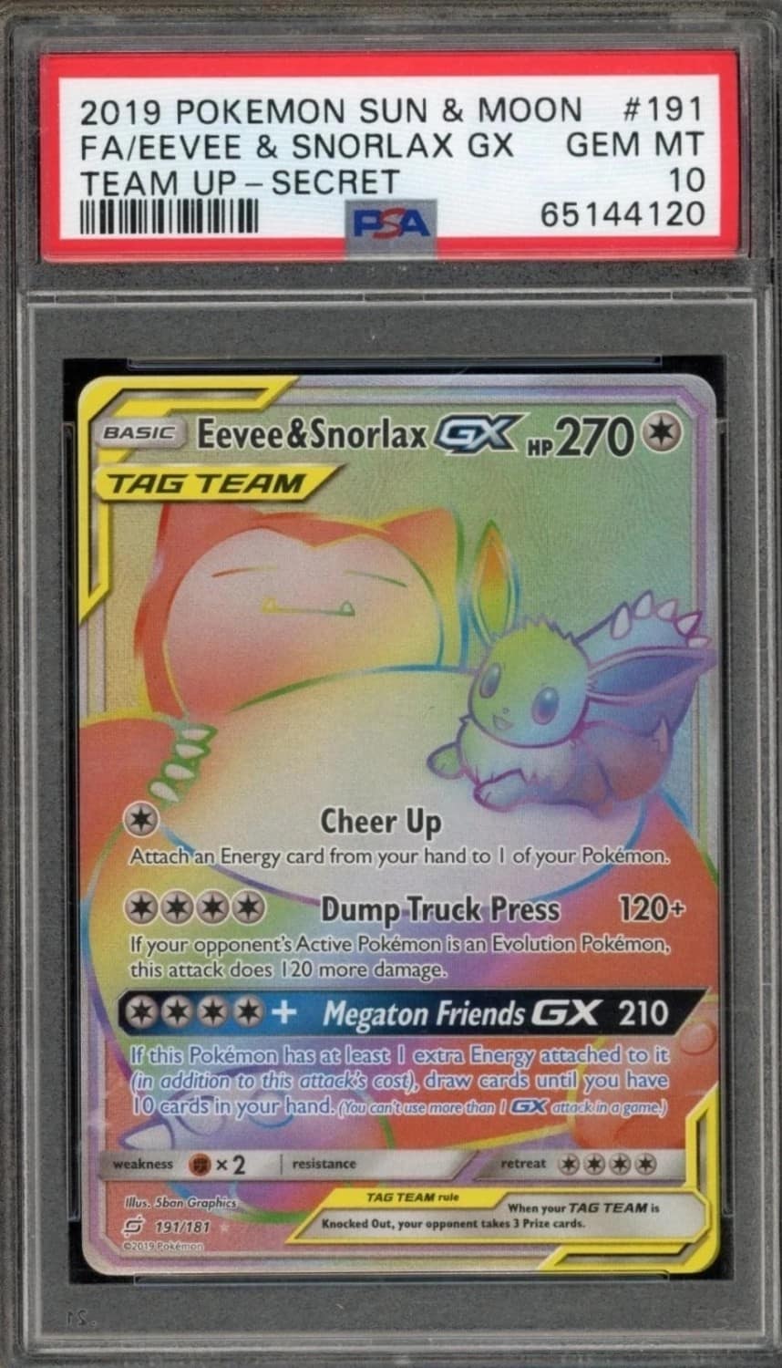 Eevee & Snorlax Gx