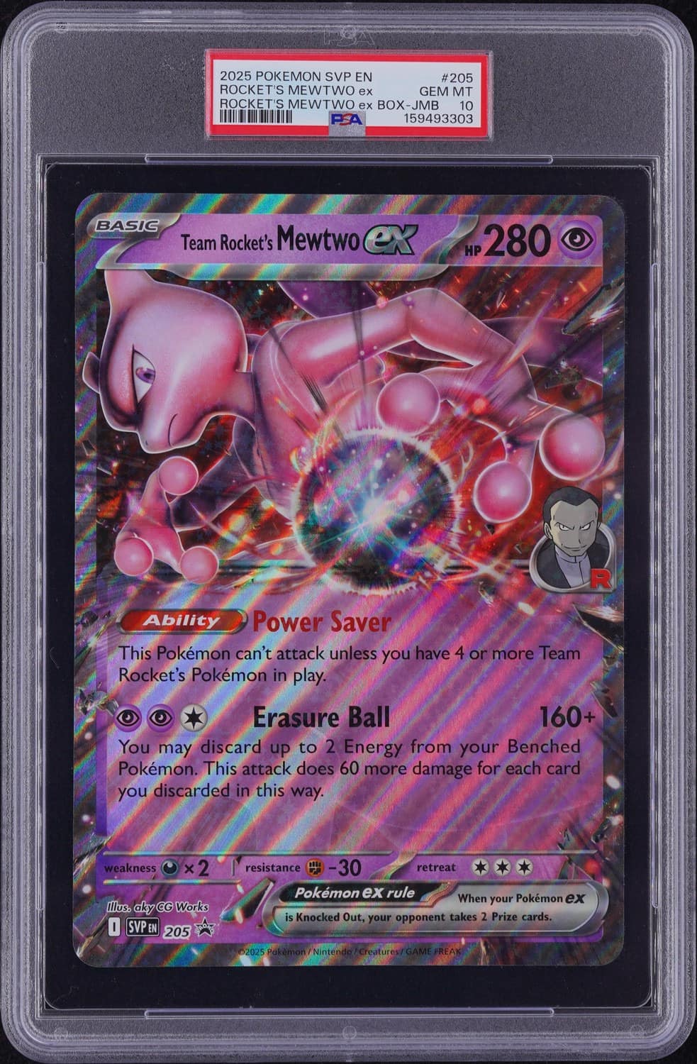 Rocket'S Mewtwo Ex