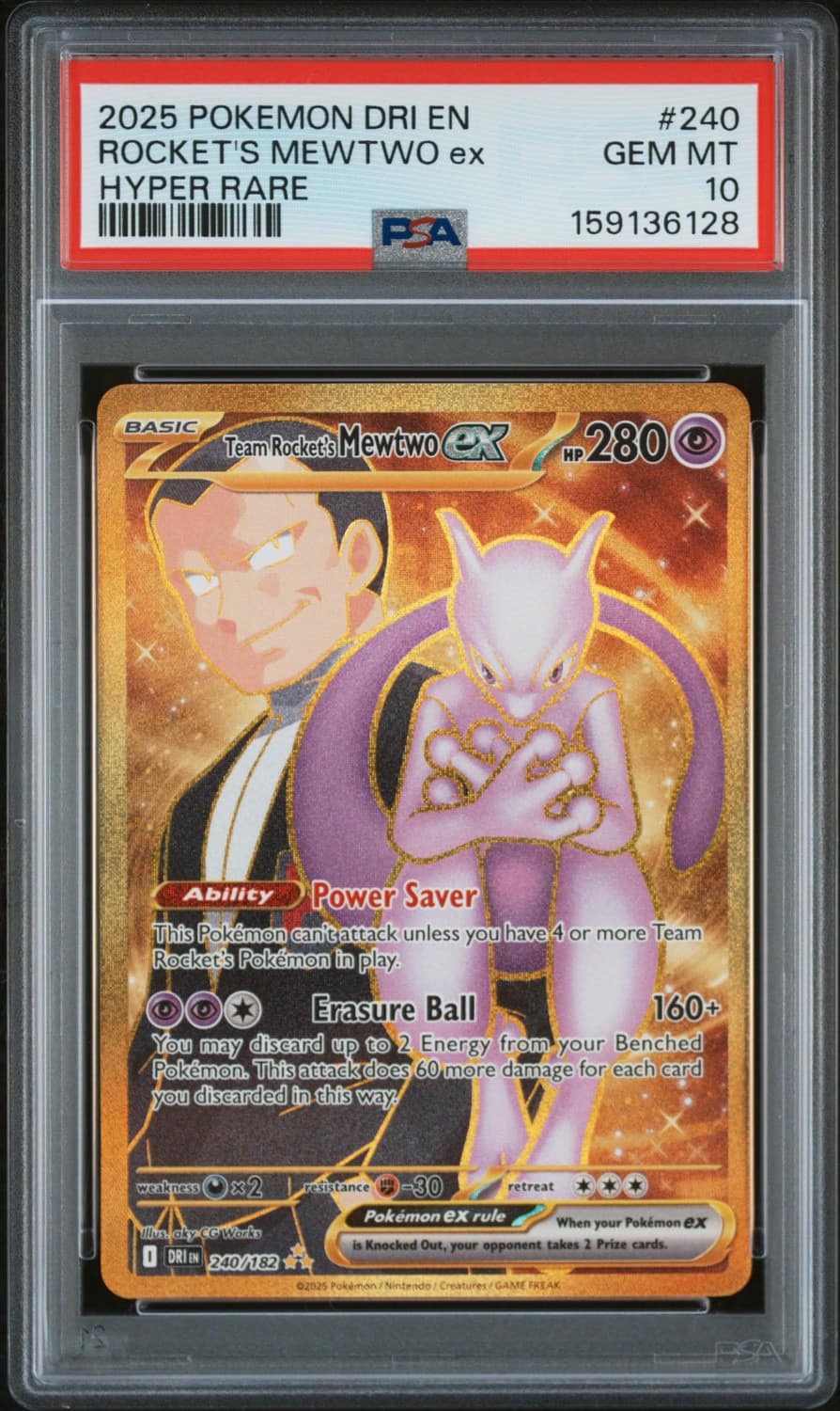 Rocket'S Mewtwo Ex