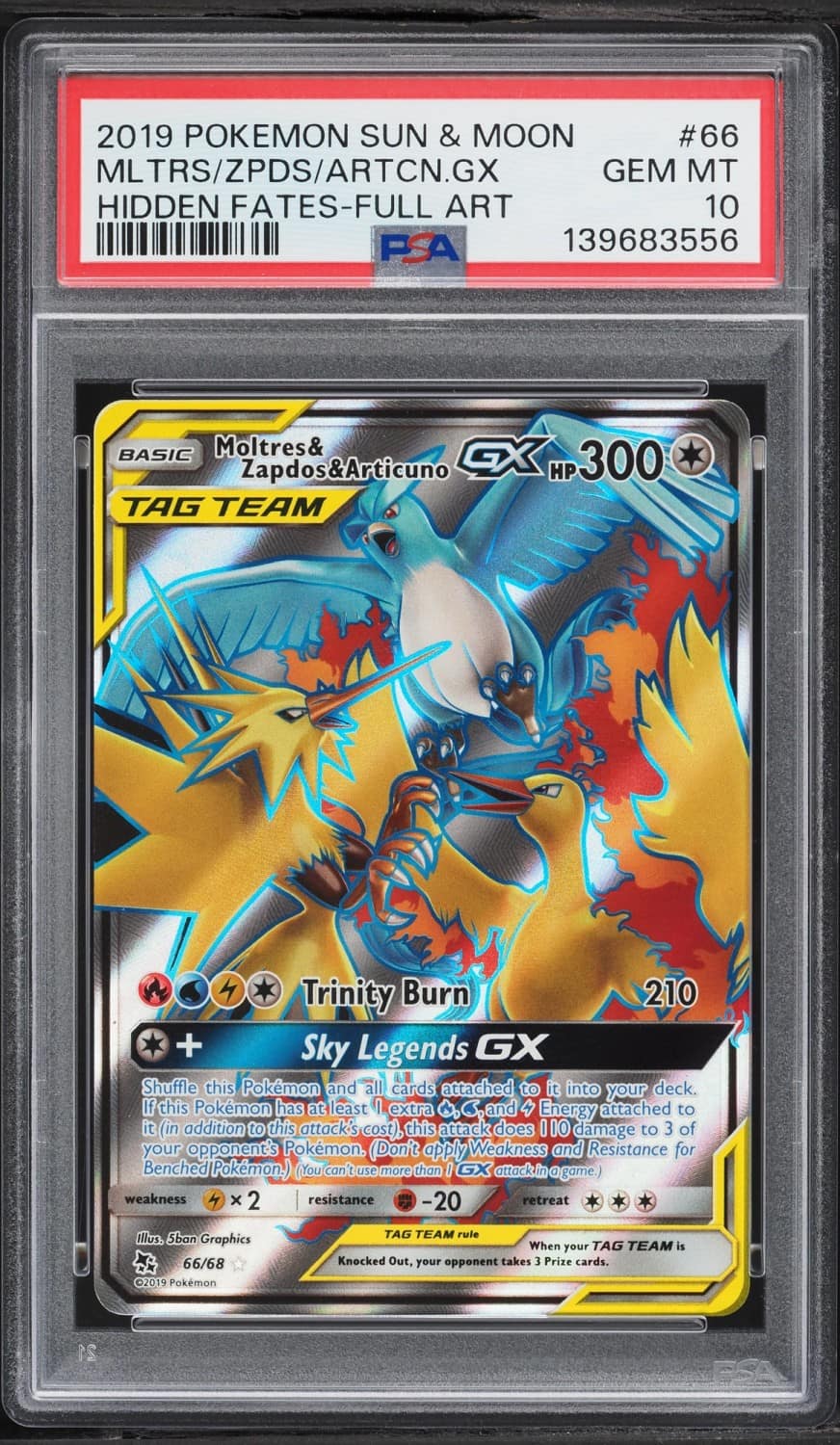 Moltres & Zapdos & Articuno Gx