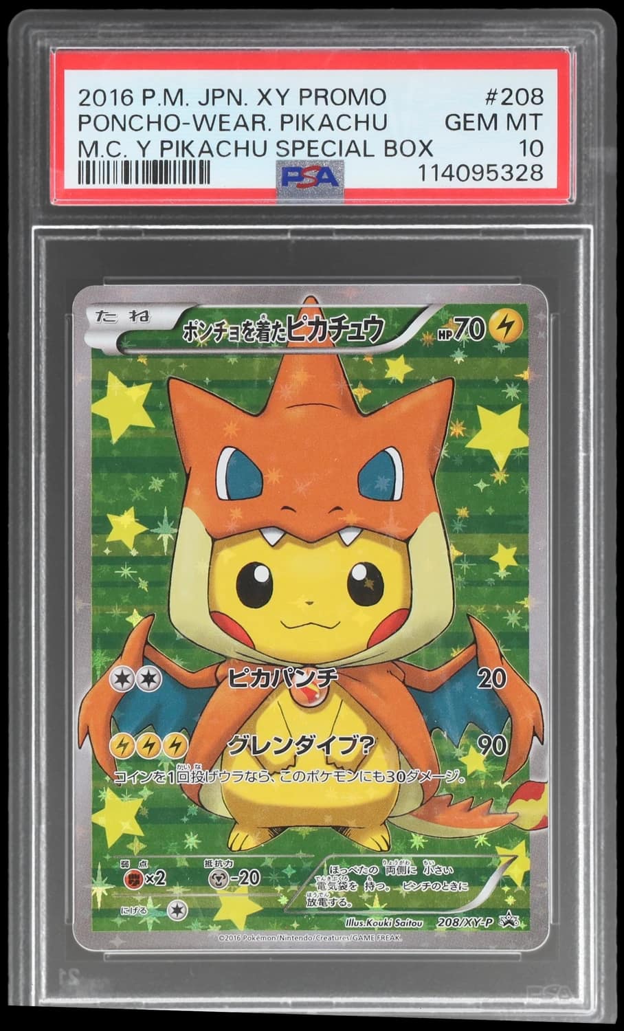 Poncho-Wearing Pikachu