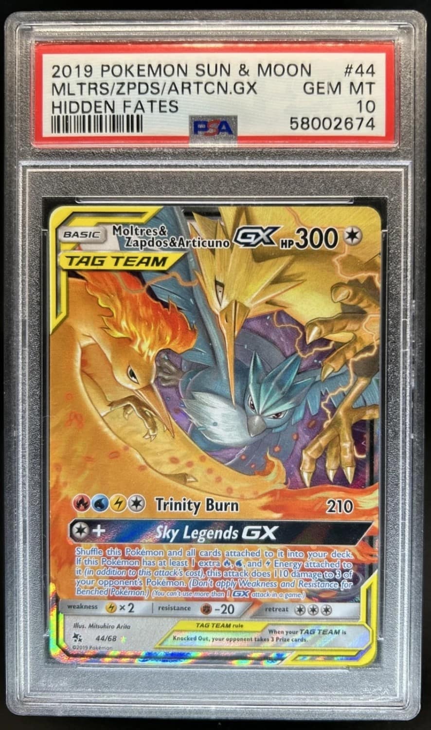 Moltres & Zapdos & Articuno Gx