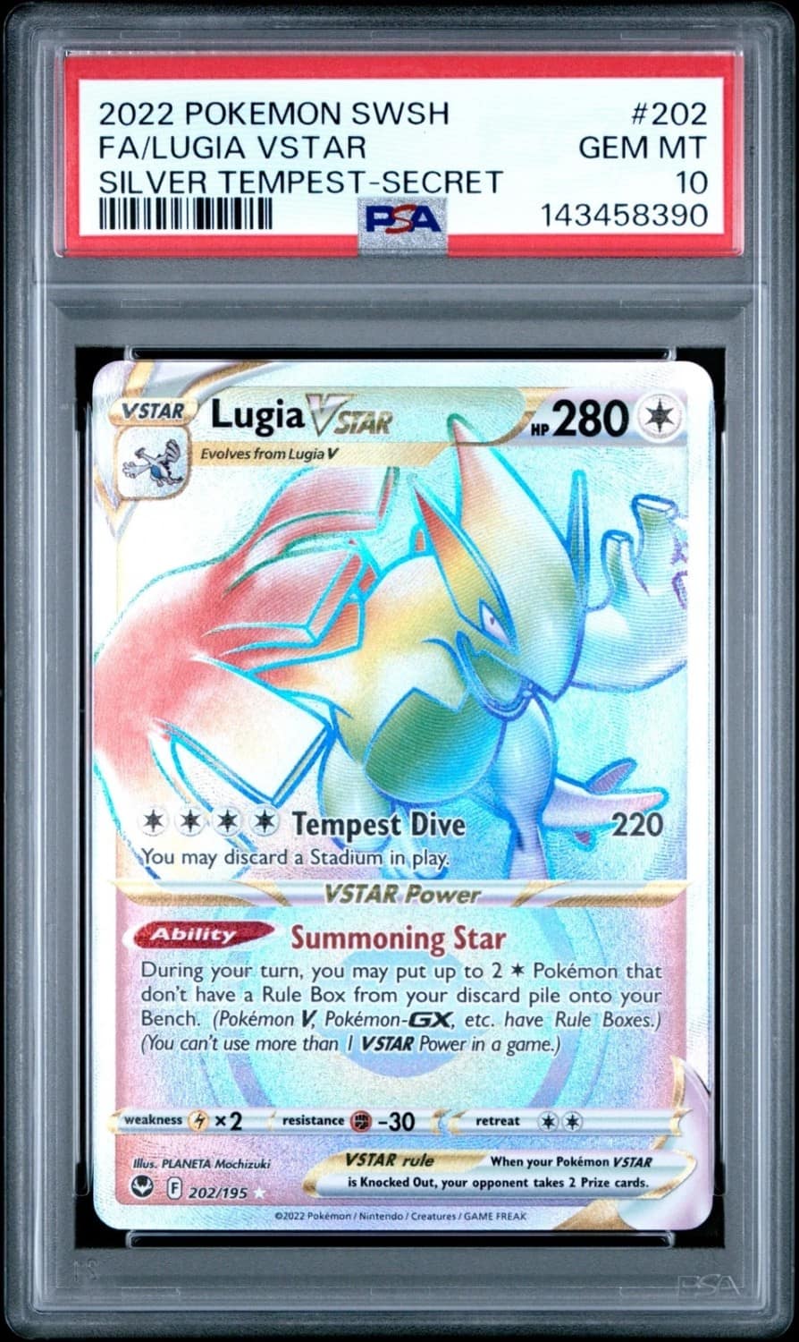 Lugia Vstar