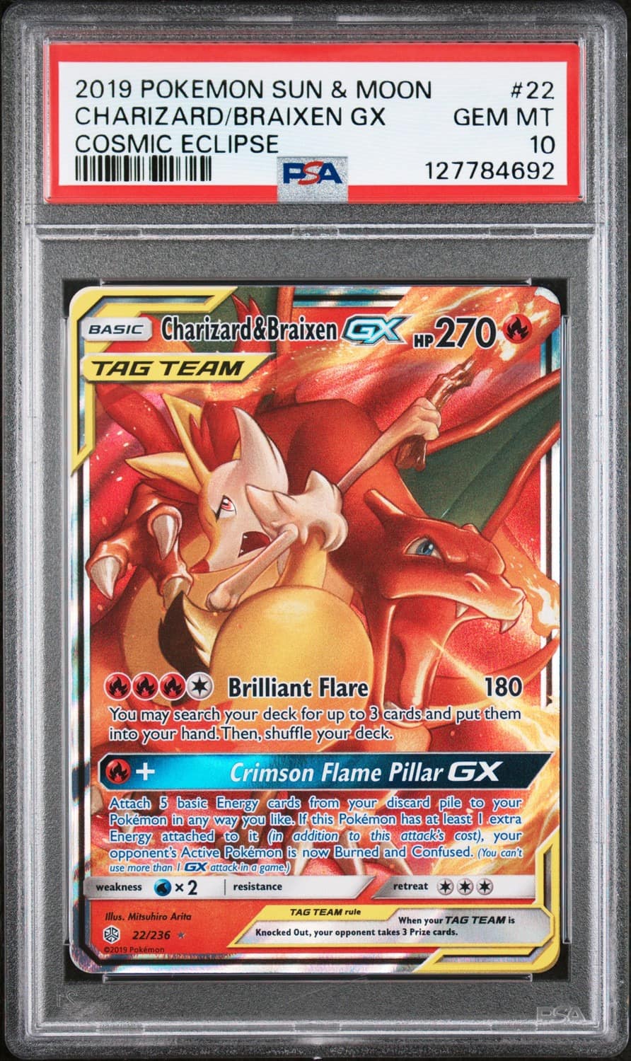 Charizard/braixen Gx