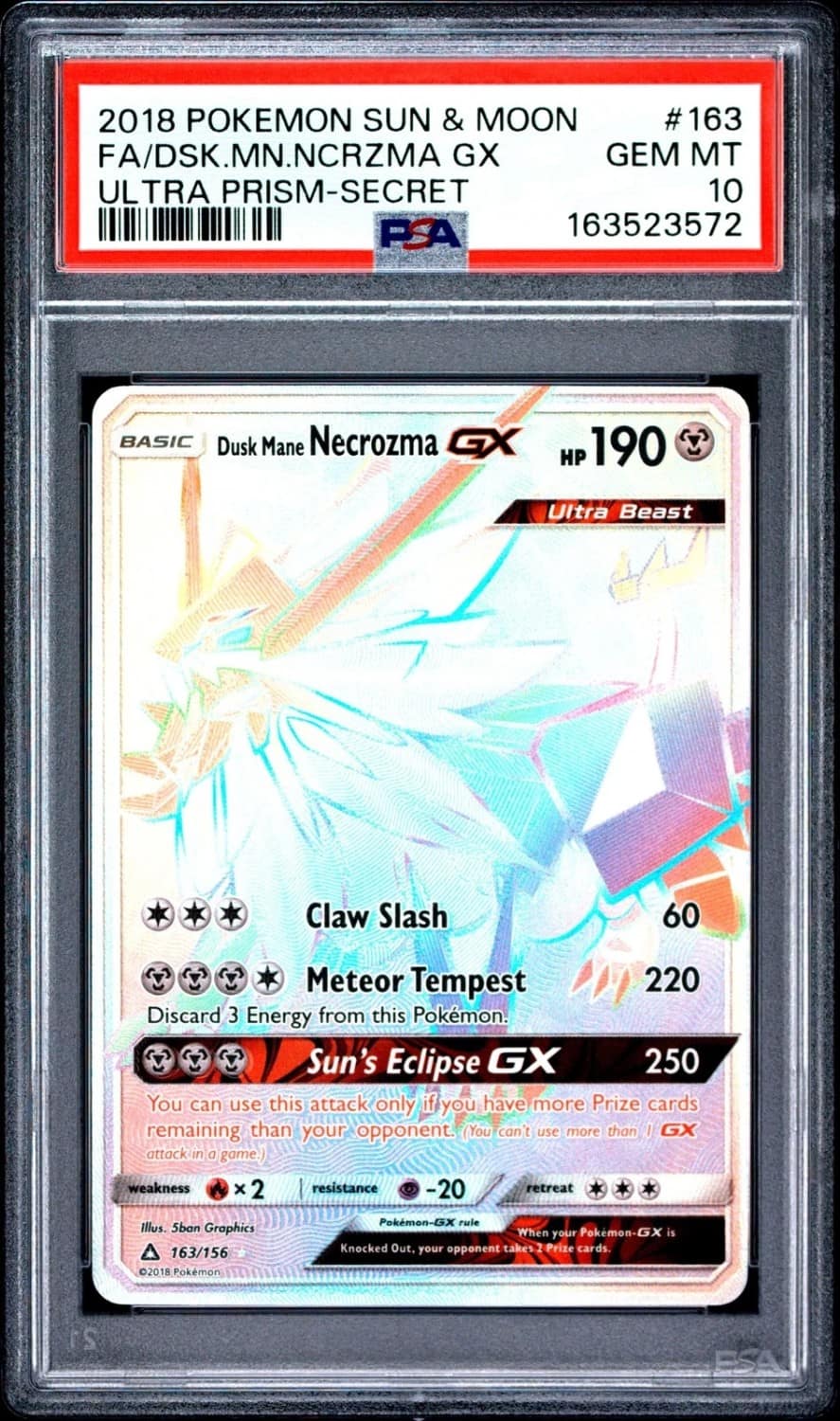 Dusk Mane Necrozma Gx