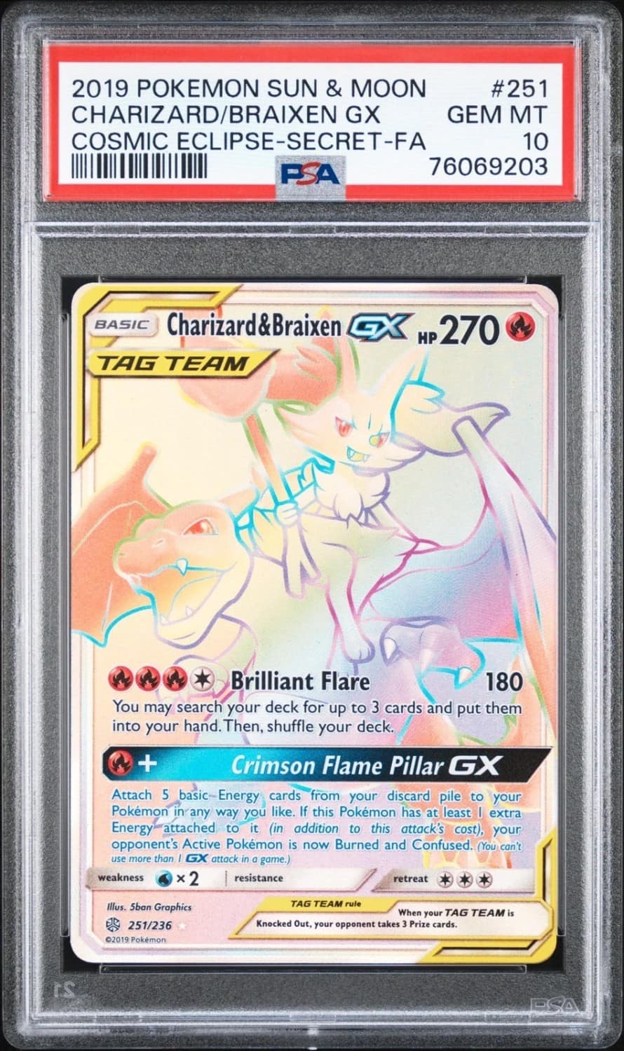Charizard/braixen Gx