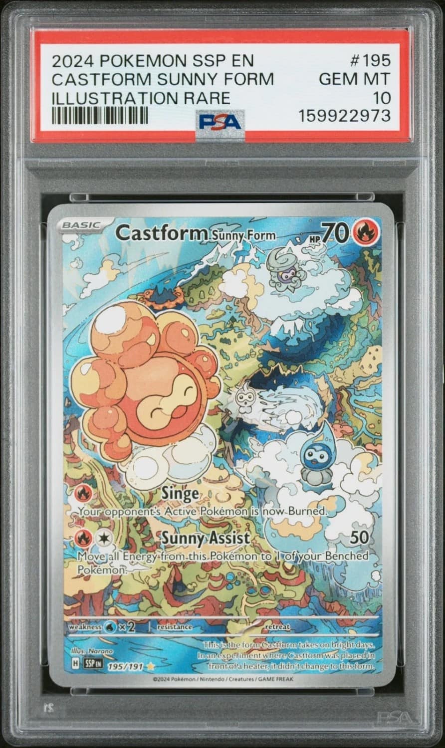 Castform Sunny Form
