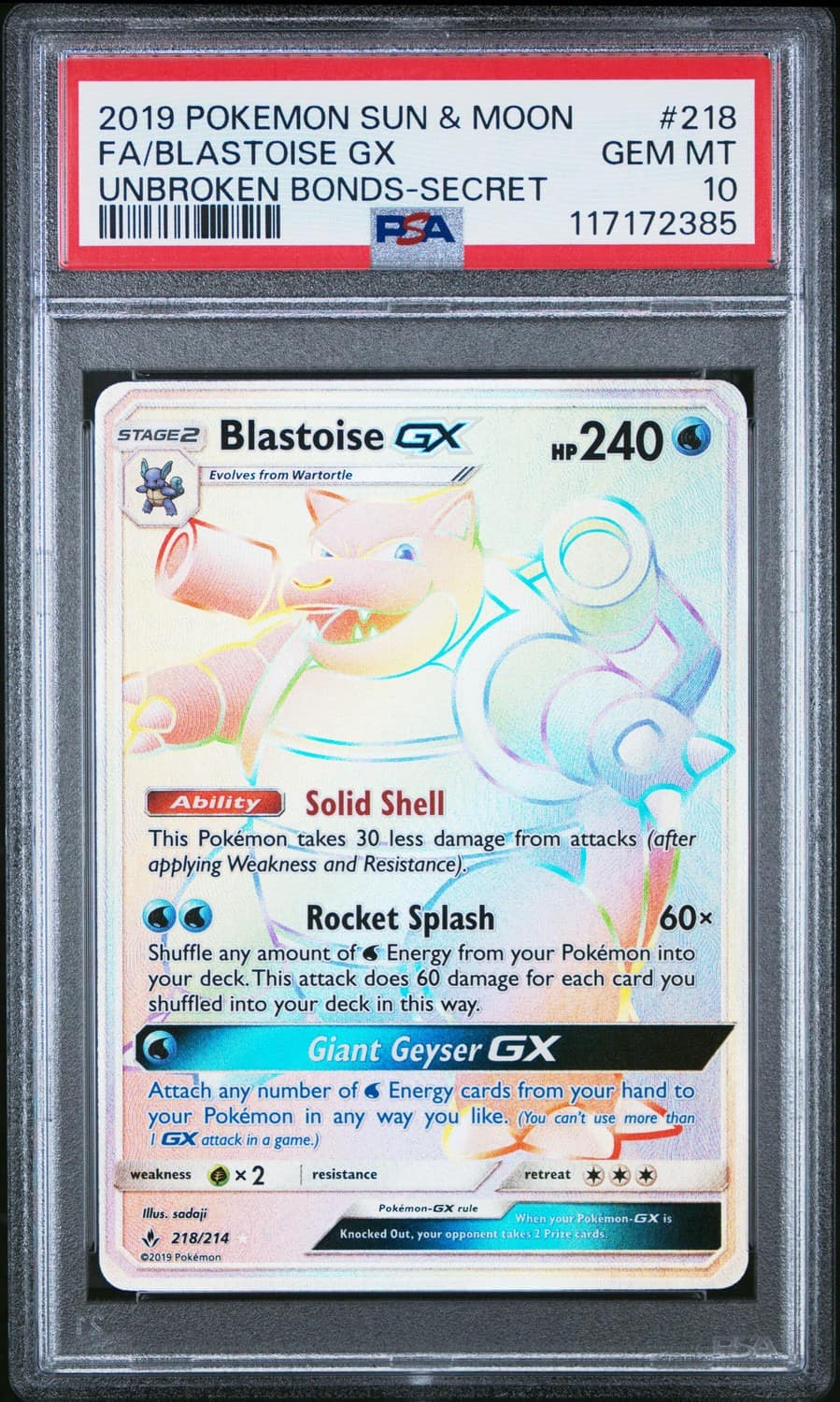 Blastoise Gx