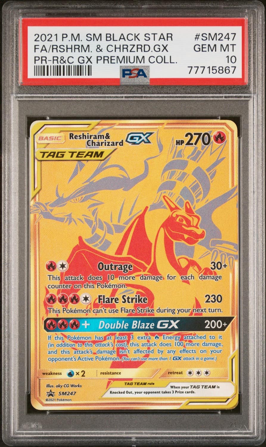 Reshiram & Charizard Gx