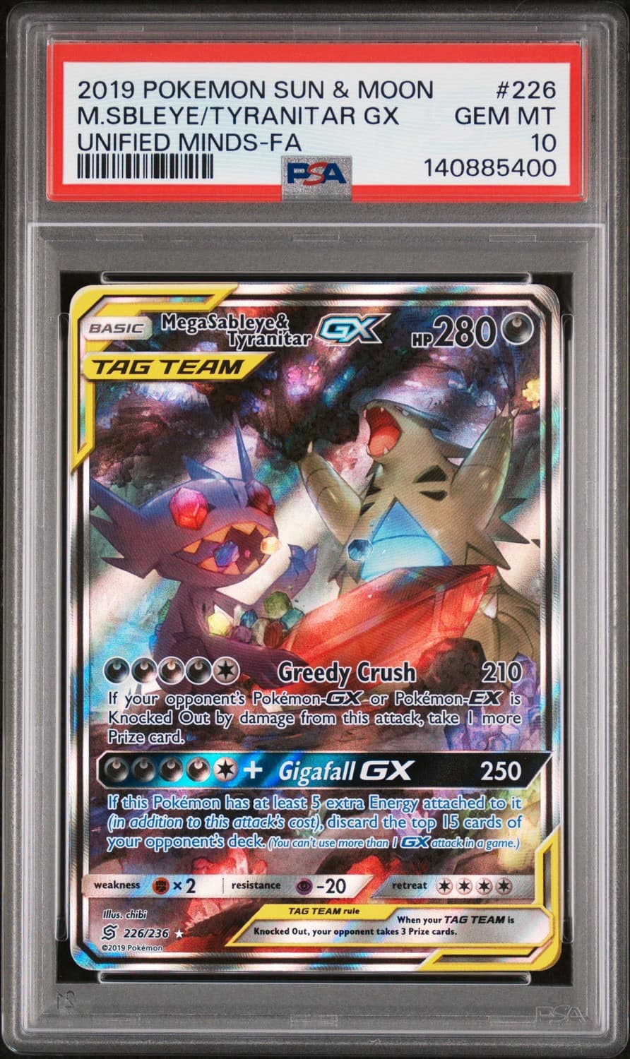 Mega Sableye & Tyranitar Gx