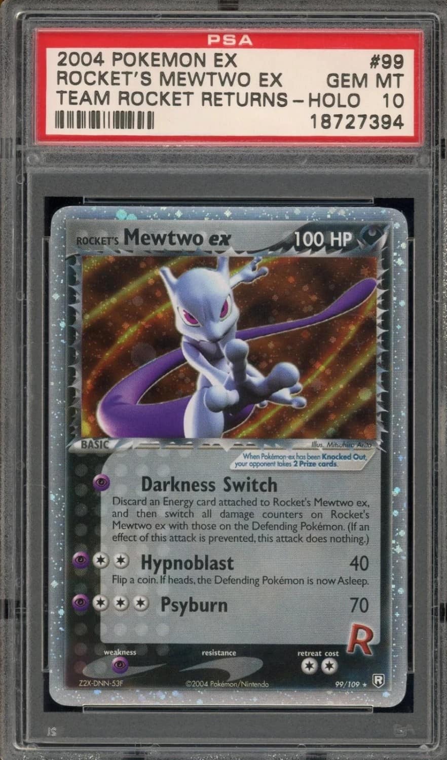 Rocket'S Mewtwo Ex