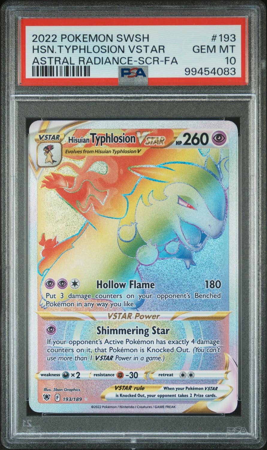 Hisuian Typhlosion Vstar