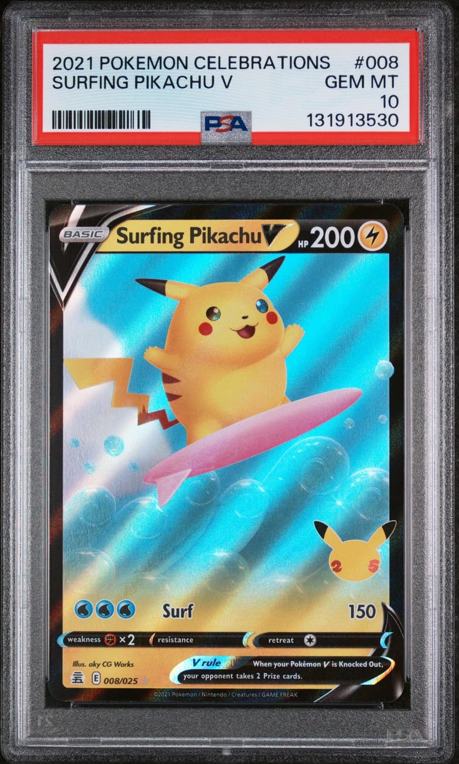Surfing Pikachu V