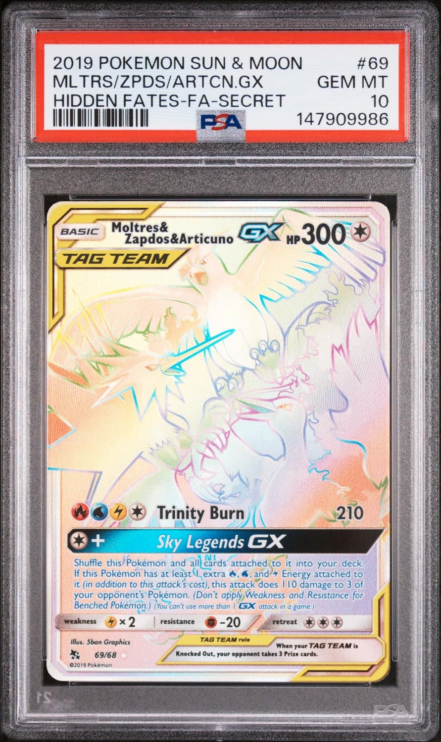 Moltres & Zapdos & Articuno Gx