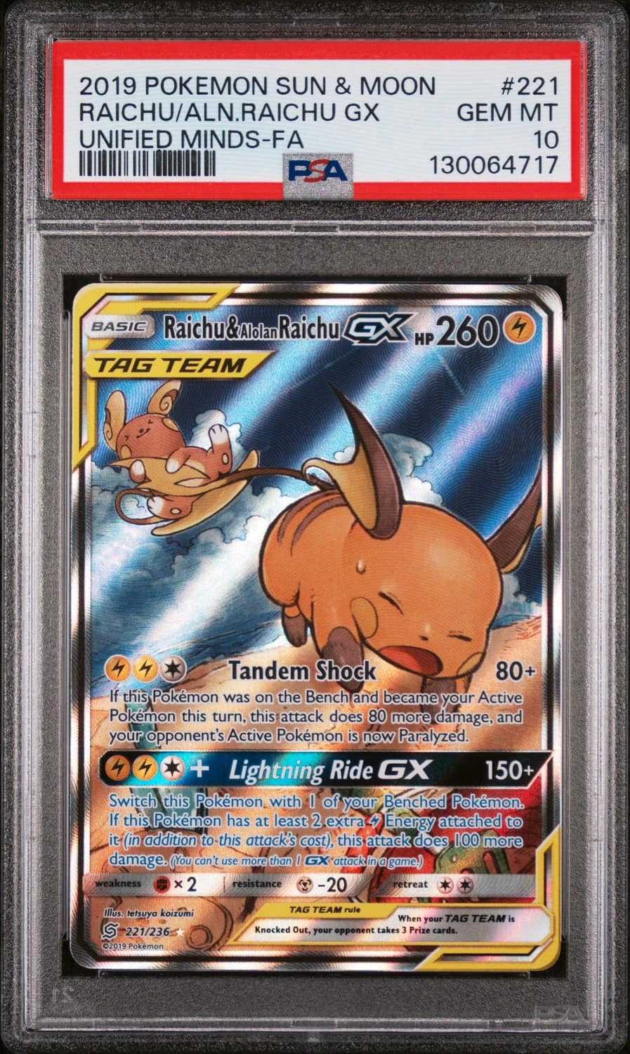 Raichu & Alolan Raichu Gx