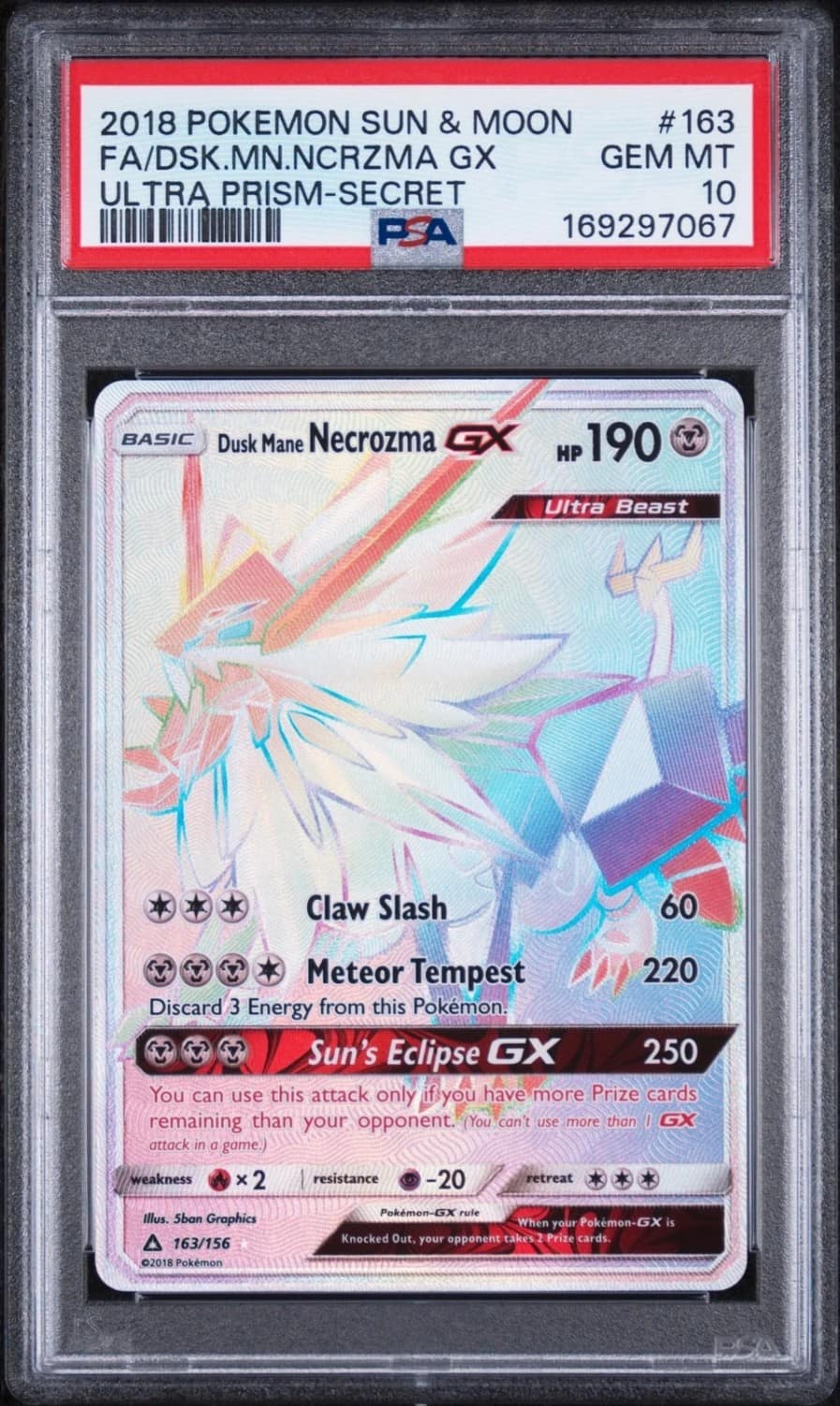 Dusk Mane Necrozma Gx
